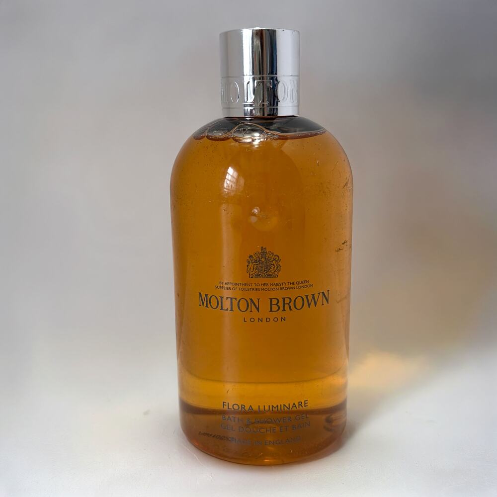 Molton Brown Flora Luminare Bath & Shower Gel Body Wash 300ml 10oz NEW